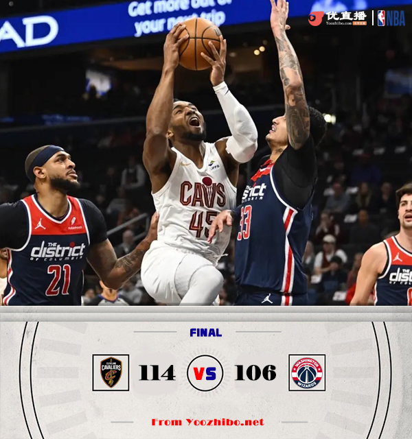 NBA每日综述：骑士赢奇才豪取7连胜 绿军射落老鹰