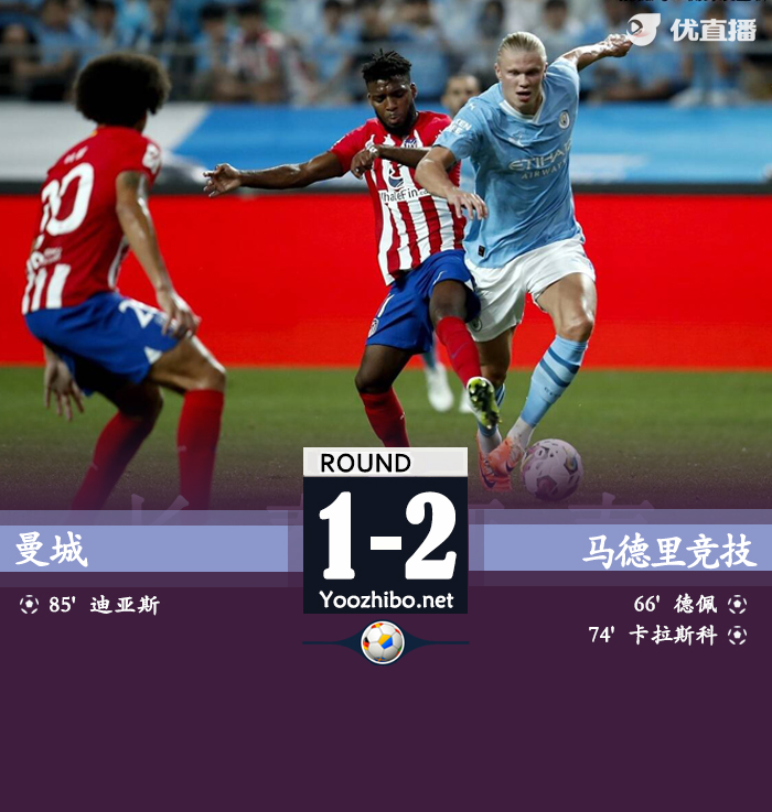 马竞2-1曼城 德佩世界波卡拉斯科一条龙