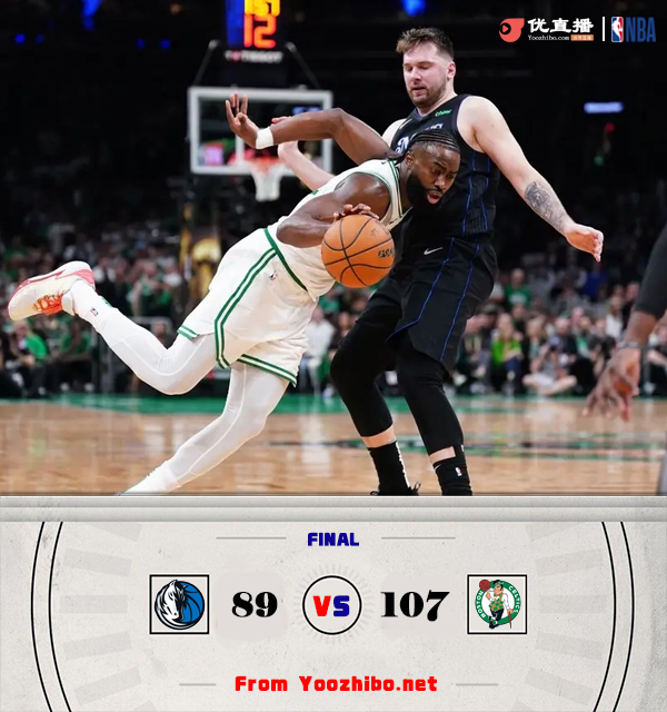 绿军107-89战胜独行侠 波津复出砍20+6！欧文19中6 东契奇空砍30+10